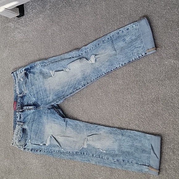 Guess jeans, distressed boyfriend fit sz 38 - Picture 3 of 3